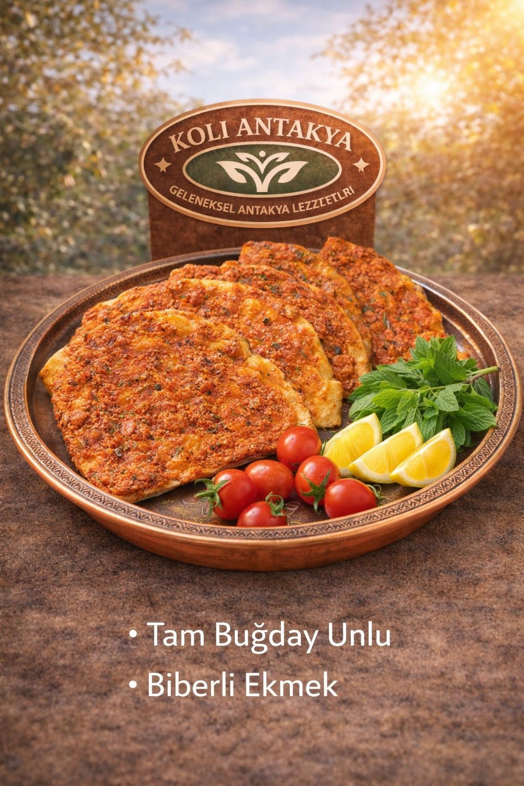 BİBERLİ EKMEK TAM BUĞDAY UNLU (ADET FİYATI)